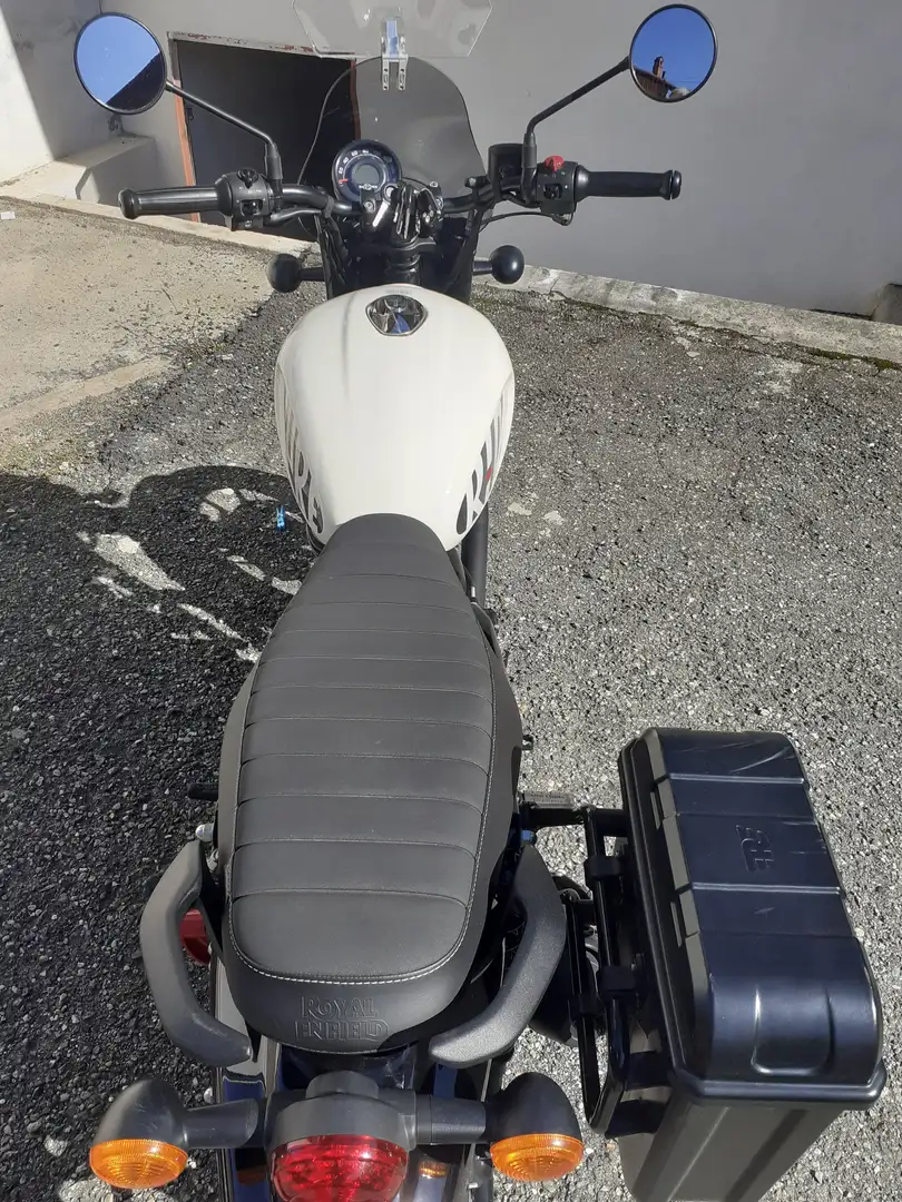 Royal Enfield HNTR350 Dapper white Blanc - 2
