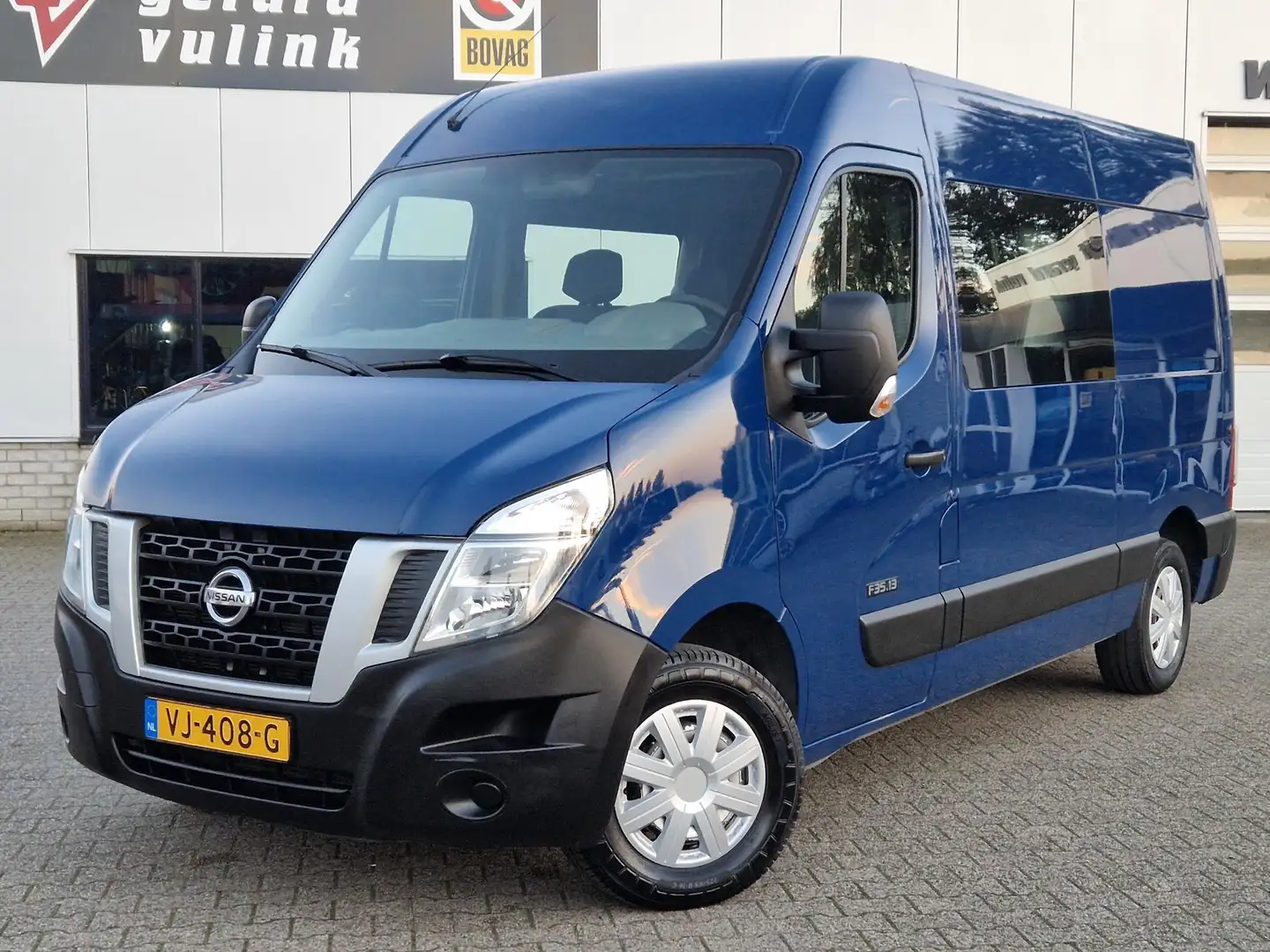 Renault Master 2.3 dCi L2H2 DC 5-PERSOONS AIRCO TREKHAAK Blauw - 2