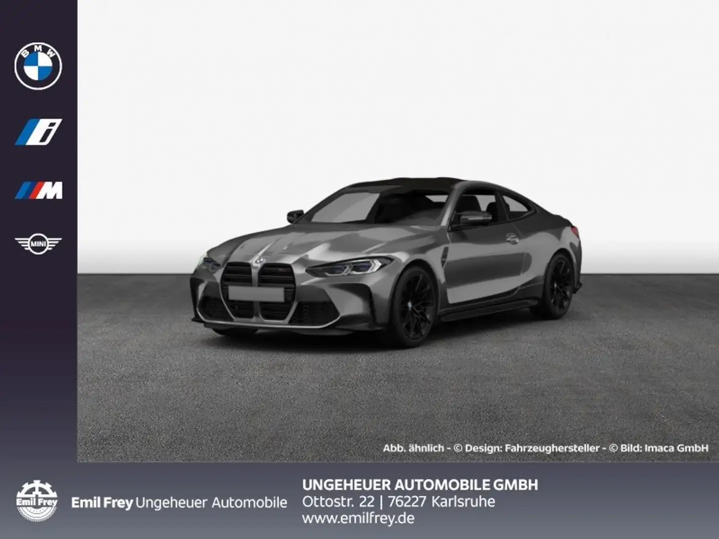 BMW M4 Competition Coup‚ mit Head-Up HK HiFi DAB Grey - 1