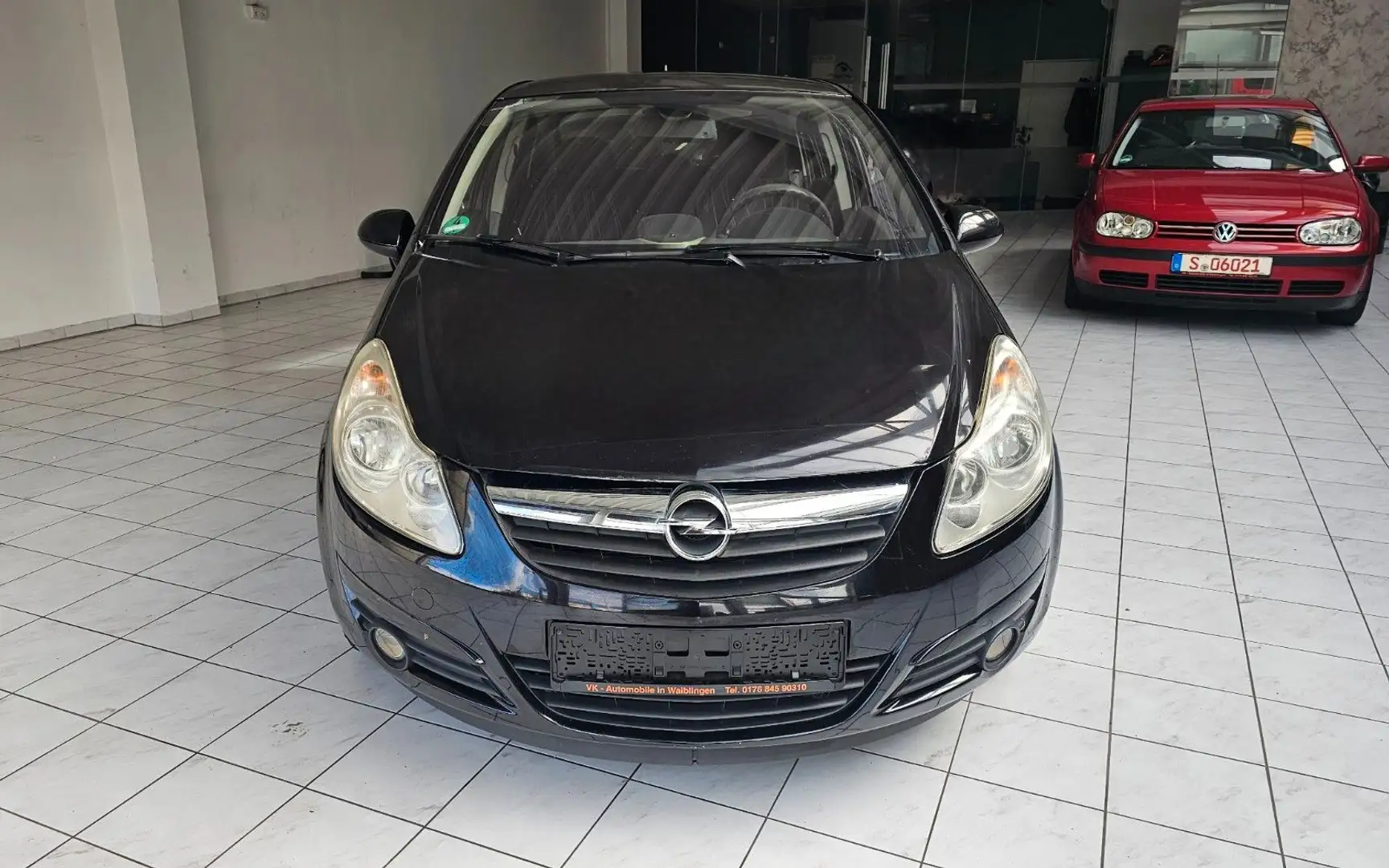 Opel Corsa D Edition,TÜV neu Schwarz - 2