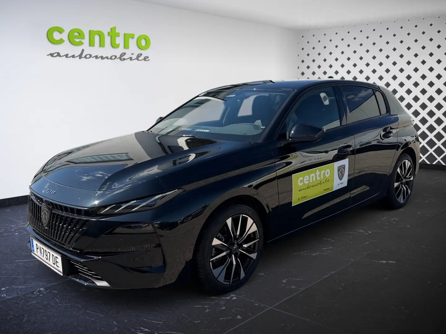 Peugeot 308 Hybrid 145 Allure Schwarz - 2