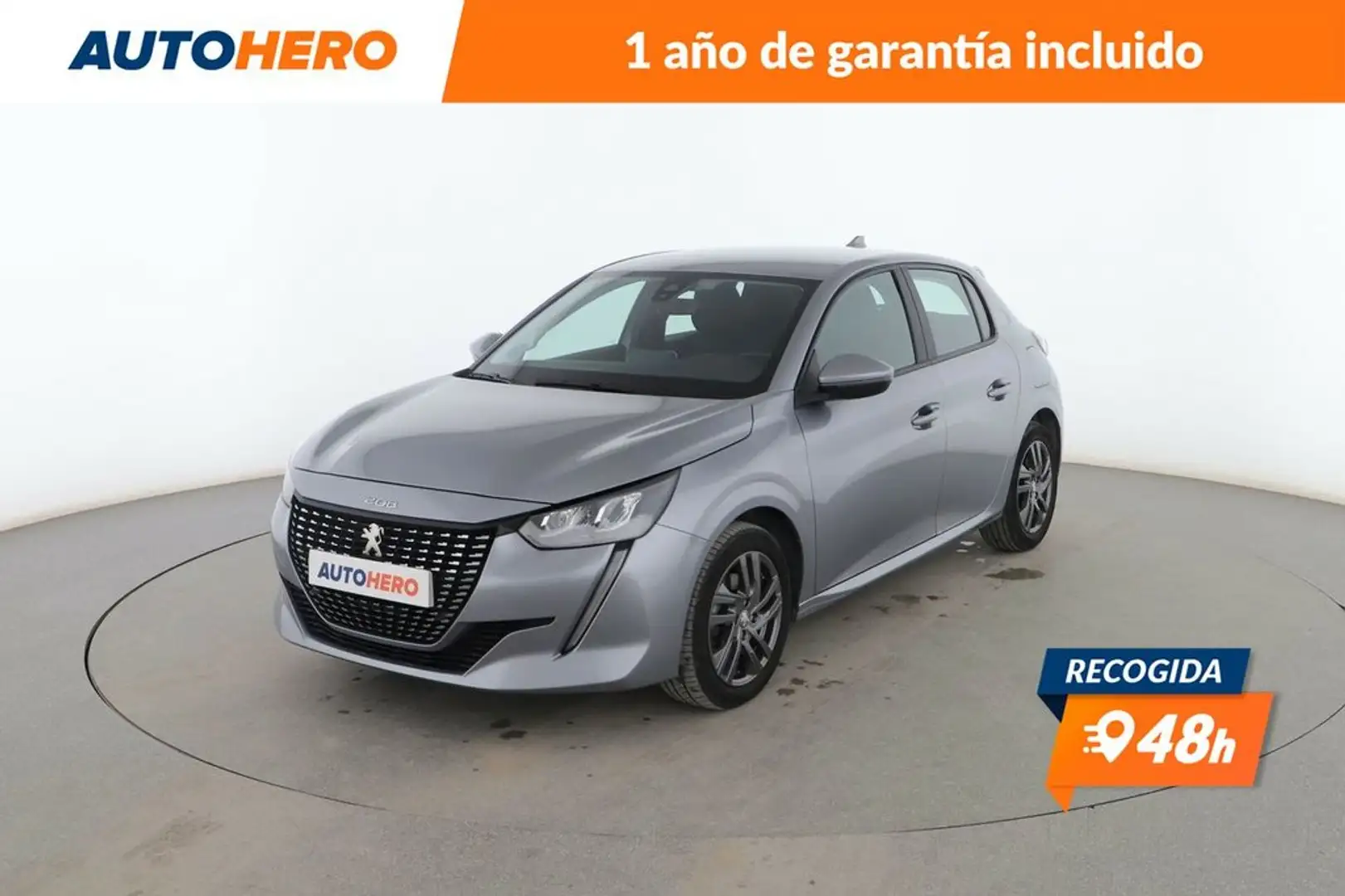 Peugeot 208 1.2 Puretech S&S Active Pack 100 Gris - 1