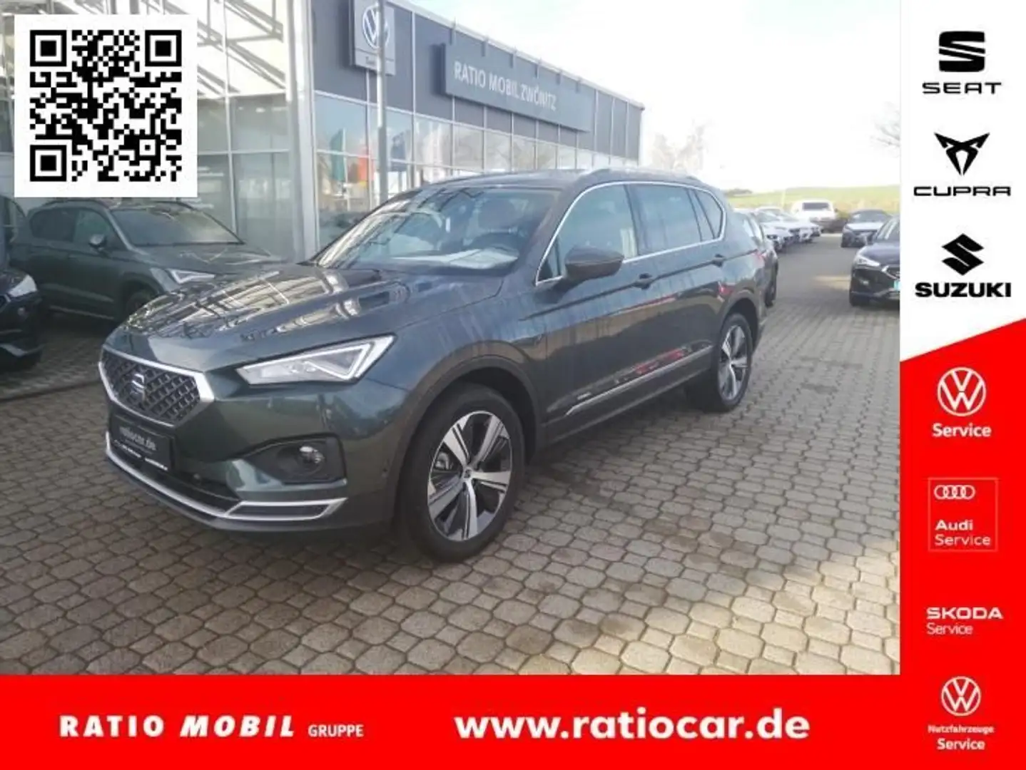 SEAT Tarraco TARRACO XPERIENCE 2.0 TSI DSG 4DRIVE STANDH. AHK Grün - 1