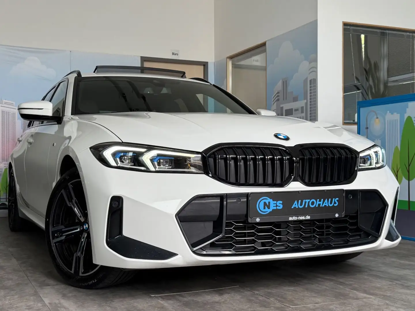 BMW 320 d xDr*M SPORT*PANO*KAM*MEMORY*HUD*KEY*HiFi*18 Blanc - 2