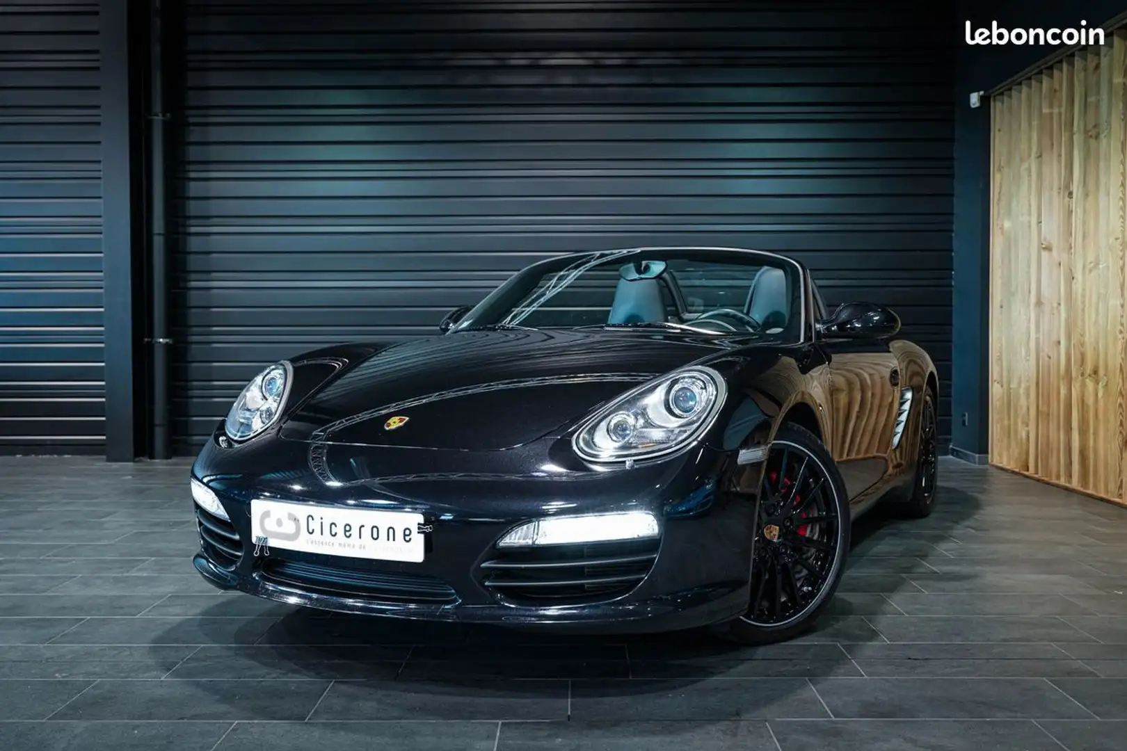 Porsche Boxster S 987 310ch PDK SIÈGES CHAUFFANTS VOLANT SPORT DESIGN PARE-VENT CICERONE Schwarz - 1