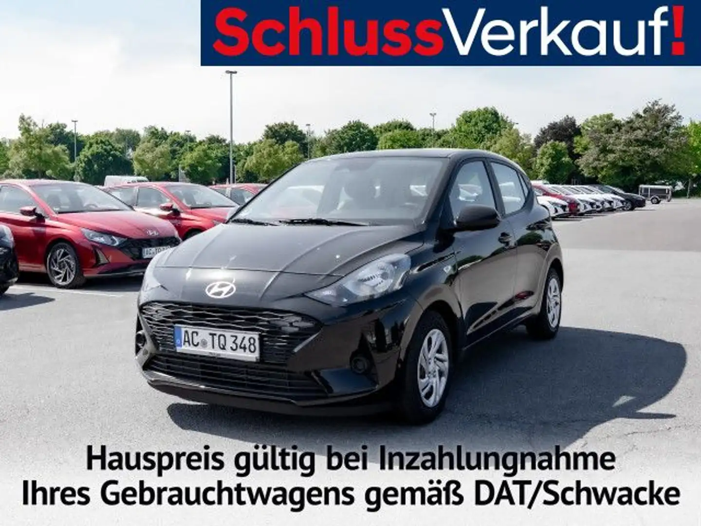 Hyundai i10 FL 1.0 GDi 5-MT 2WD Select Bluetooth Navi Schwarz - 1