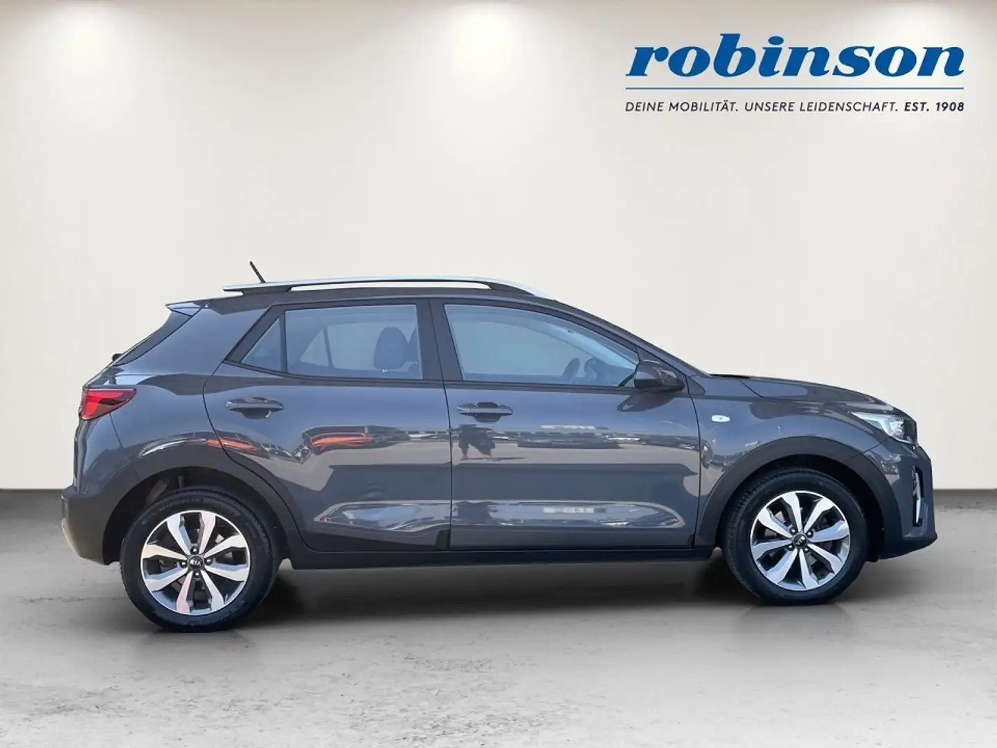 Kia Stonic 1,0 TGDI GPF ISG Silber DCT Aut. Grau - 2