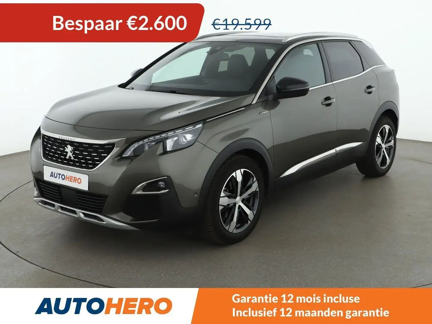 Peugeot 3008 1.5 Blue-HDi GT Line Gris - 1