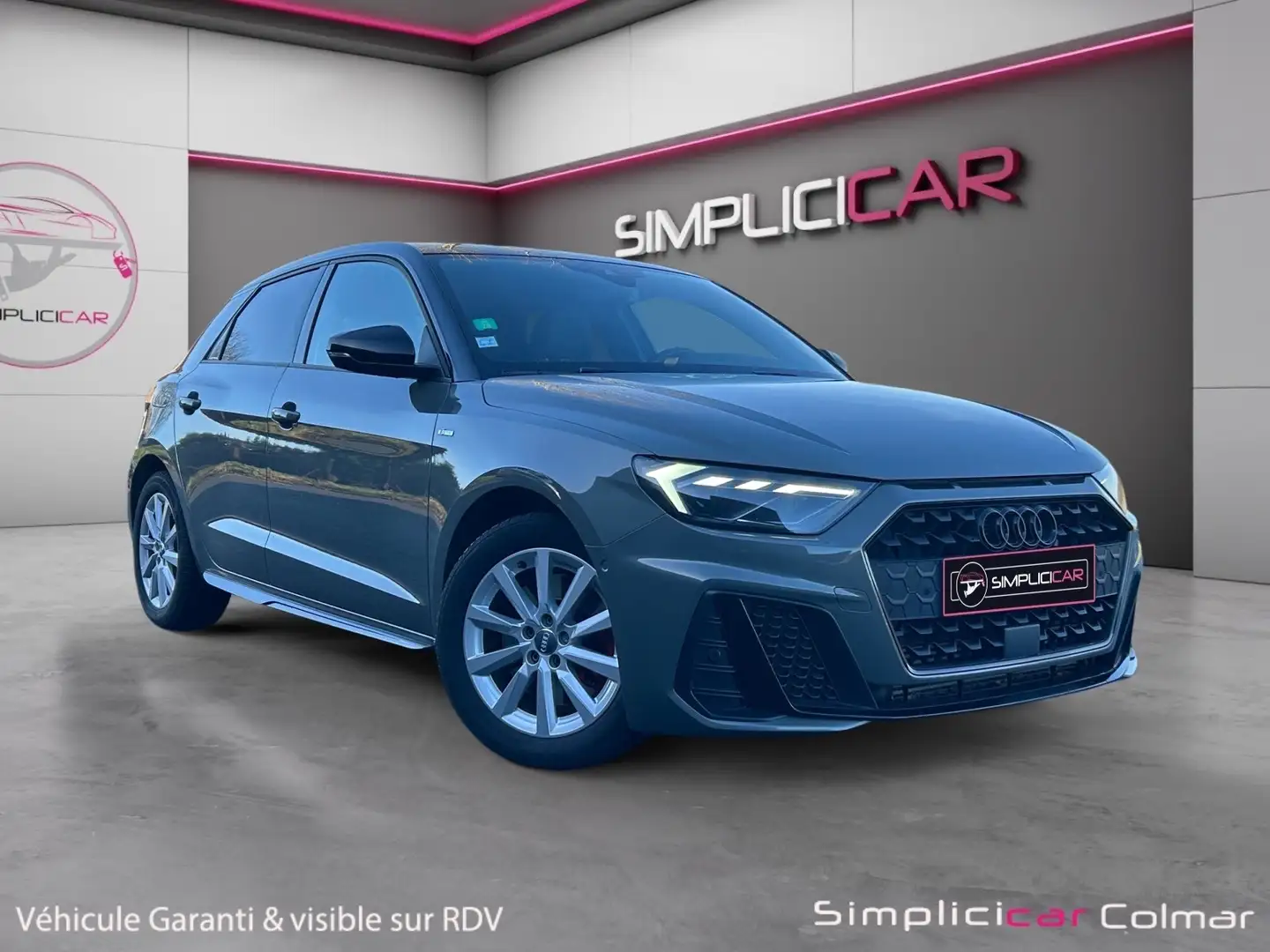 Audi A1 A1 Sportback 40 TFSI 200 ch S tronic 6 S Line Gris - 1