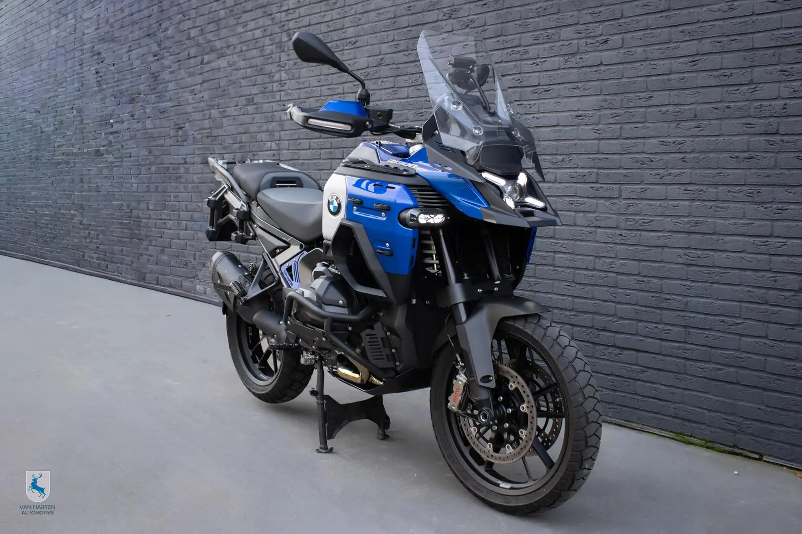BMW R 1300 GS Adventure Trophy Van Harten Design / Bos uitlaat en beugels Blauw - 2
