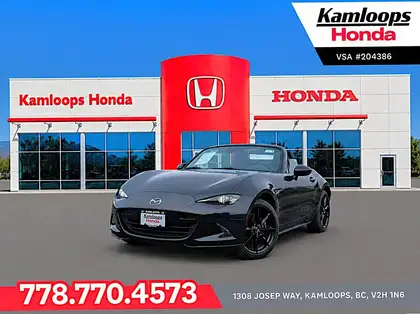 Black 2022 Mazda MX-5 Convertible 6-Speed Manual