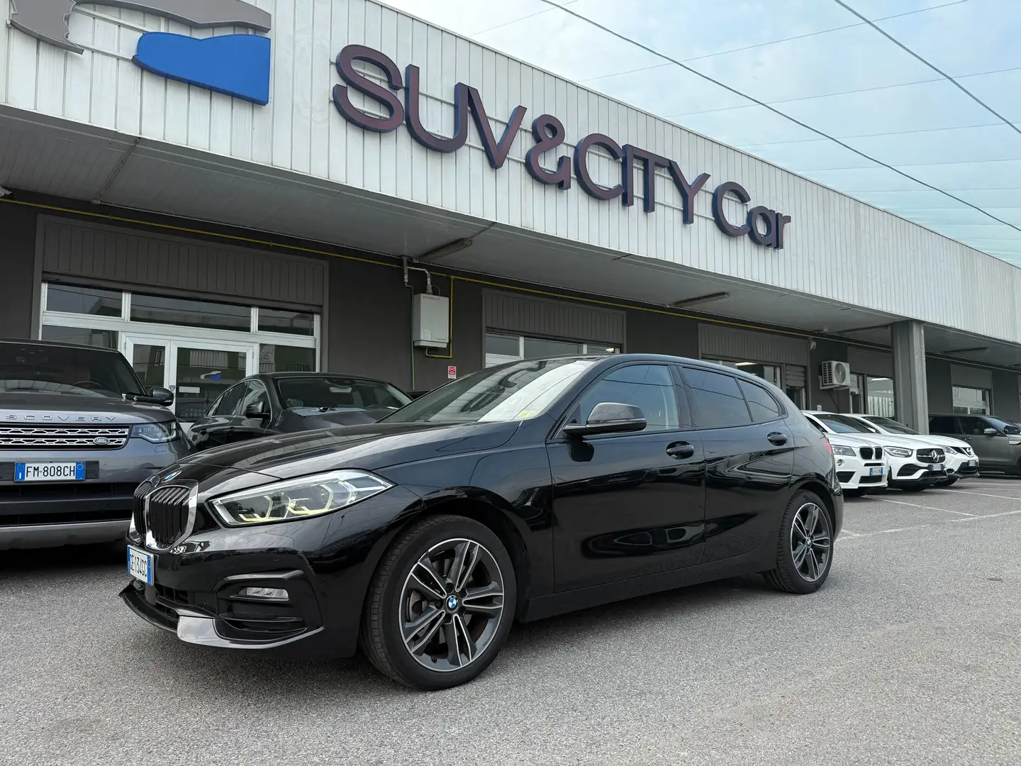 BMW 116 Serie 1 116d Sport auto KM CERTIFICATI Noir - 1