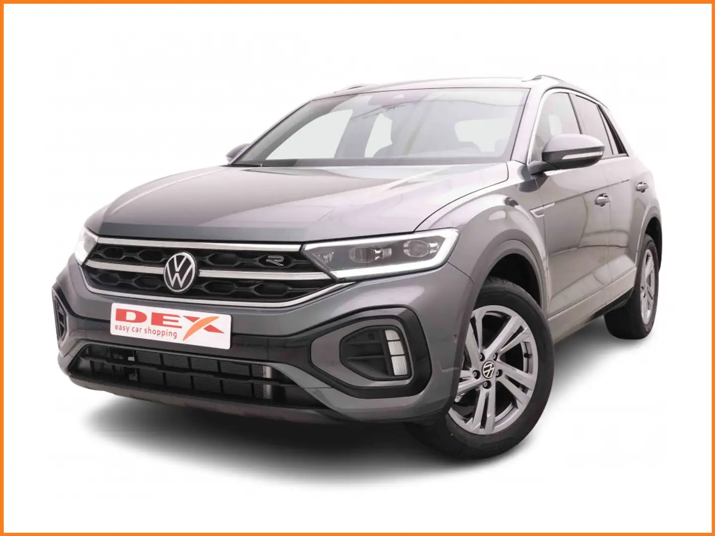Volkswagen T-Roc 1.5 TSi 150 DSG R-Line Edition + GPS + Top Sport Seats + Easy open + Assist Pack + Cam Grijs - 1