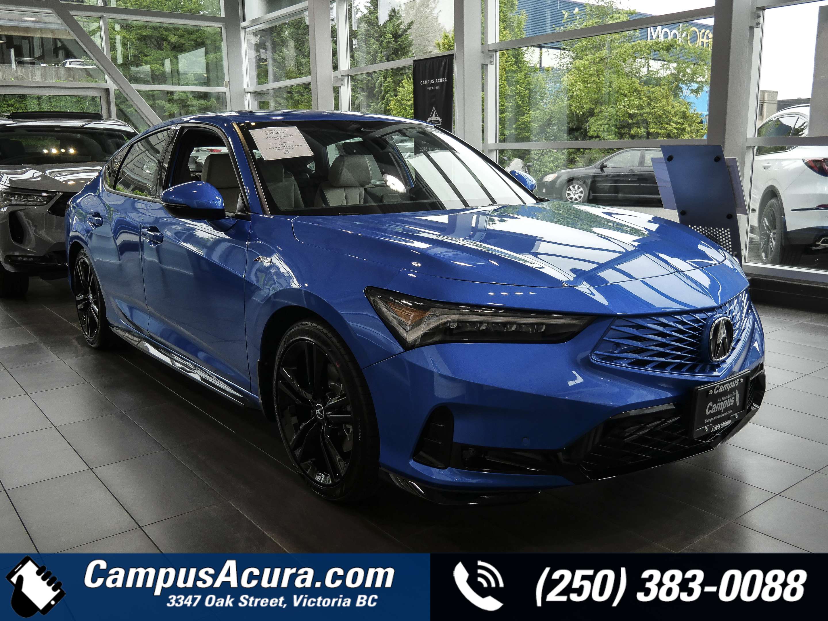 Blue 2026 Acura Integra Hatchback Automatic