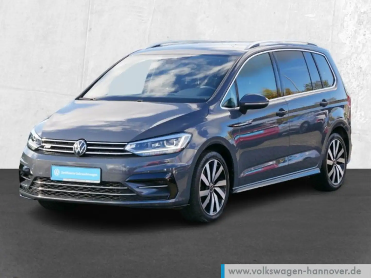 Volkswagen Touran 1.5 TSI DSG Highline Navi AHK LED DigCock Grau - 2