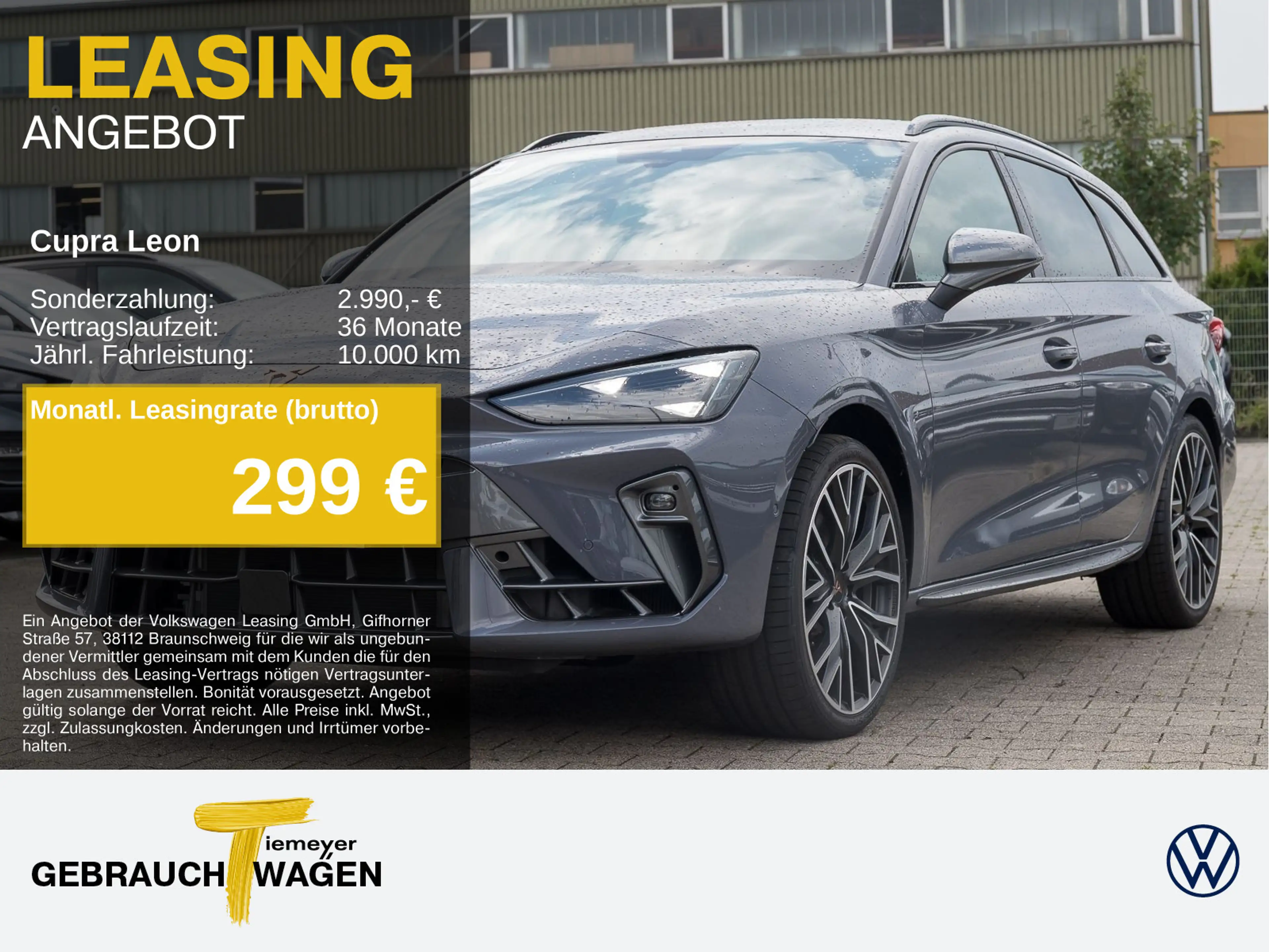 CUPRA Leon Sportstourer 2.0 TSI DSG VZ 4DRIVE REAR VIE