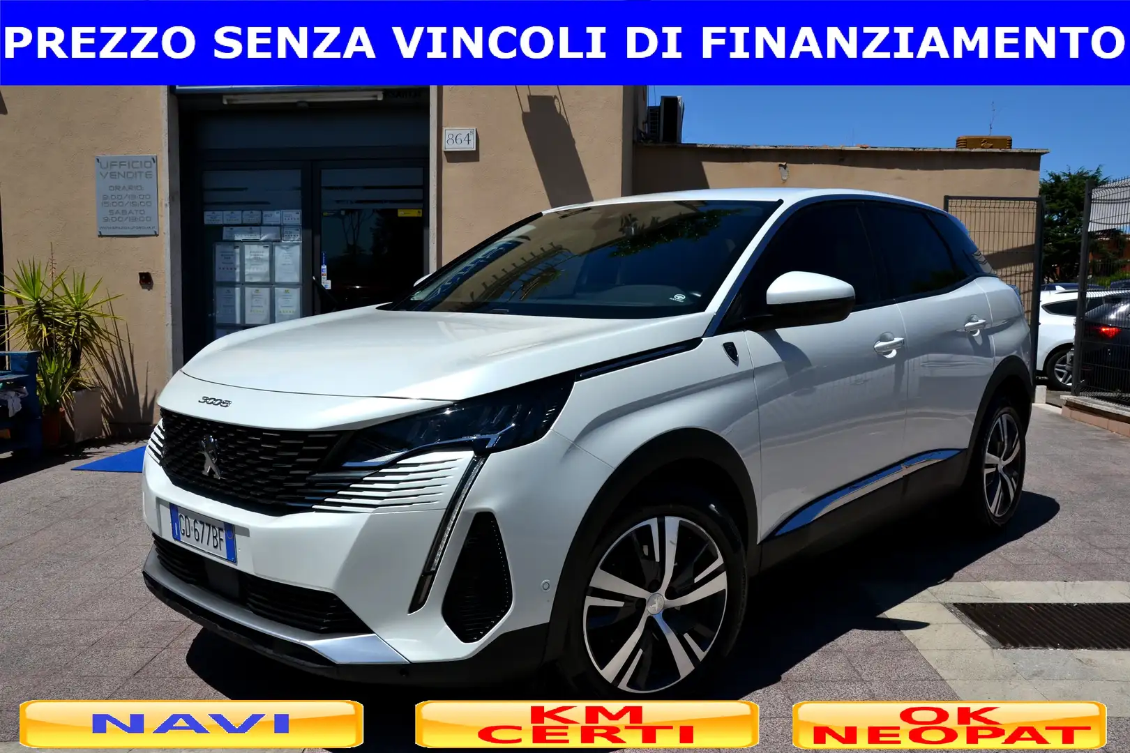 Peugeot 3008 1.5 HDi 130CV EAT8 ALLURE  **PREZZO VERO**UNIPRO'* Grigio - 1