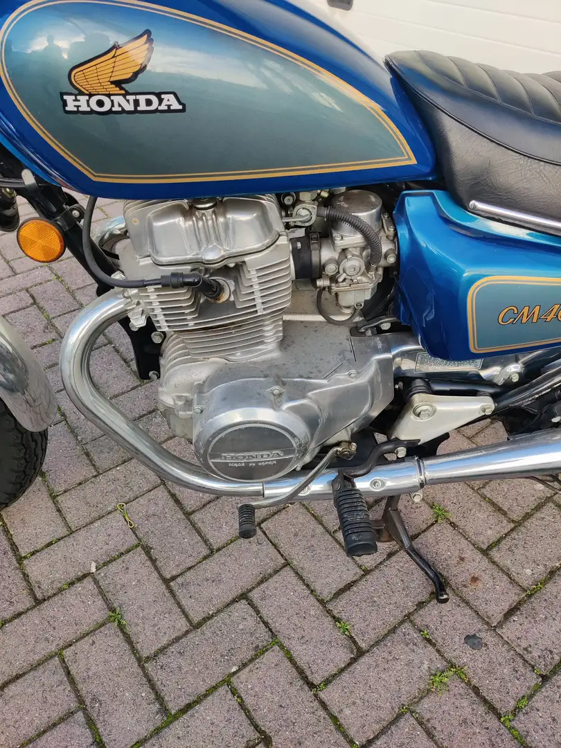 Honda CM 400 T Blauw - 2