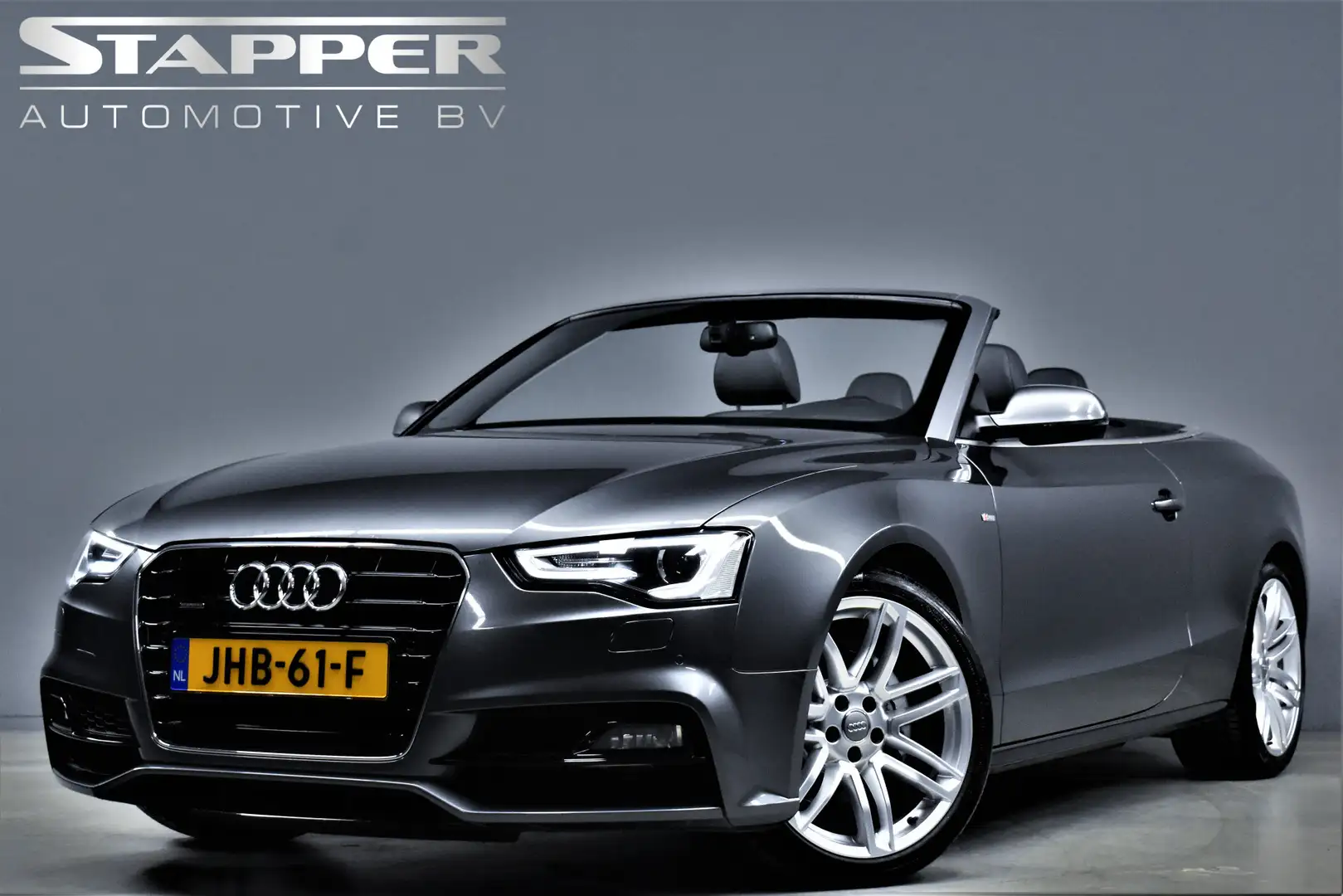 Audi A5 Cabriolet 2.0 TFSI 230pk Quattro Automaat S-Line N Gris - 1