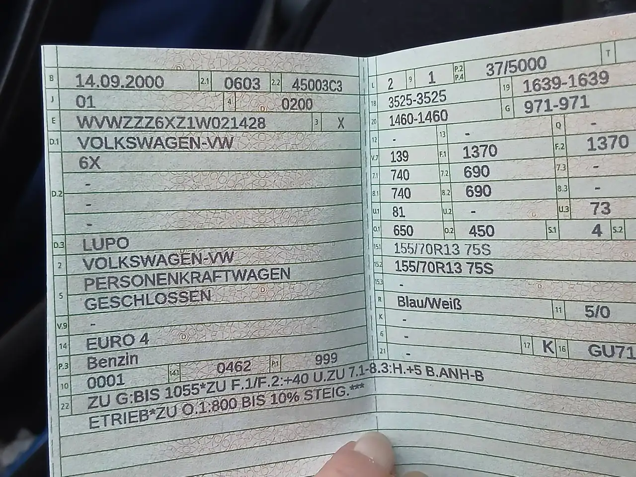 Volkswagen Lupo 1.0, foto 7