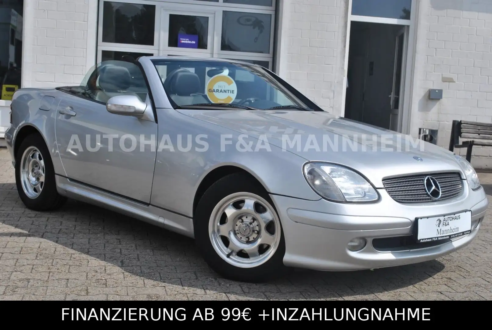 Mercedes-Benz SLK 200 Kompressor 34TKM AUTOMATIK 1HAND 19%MWST Zilver - 2