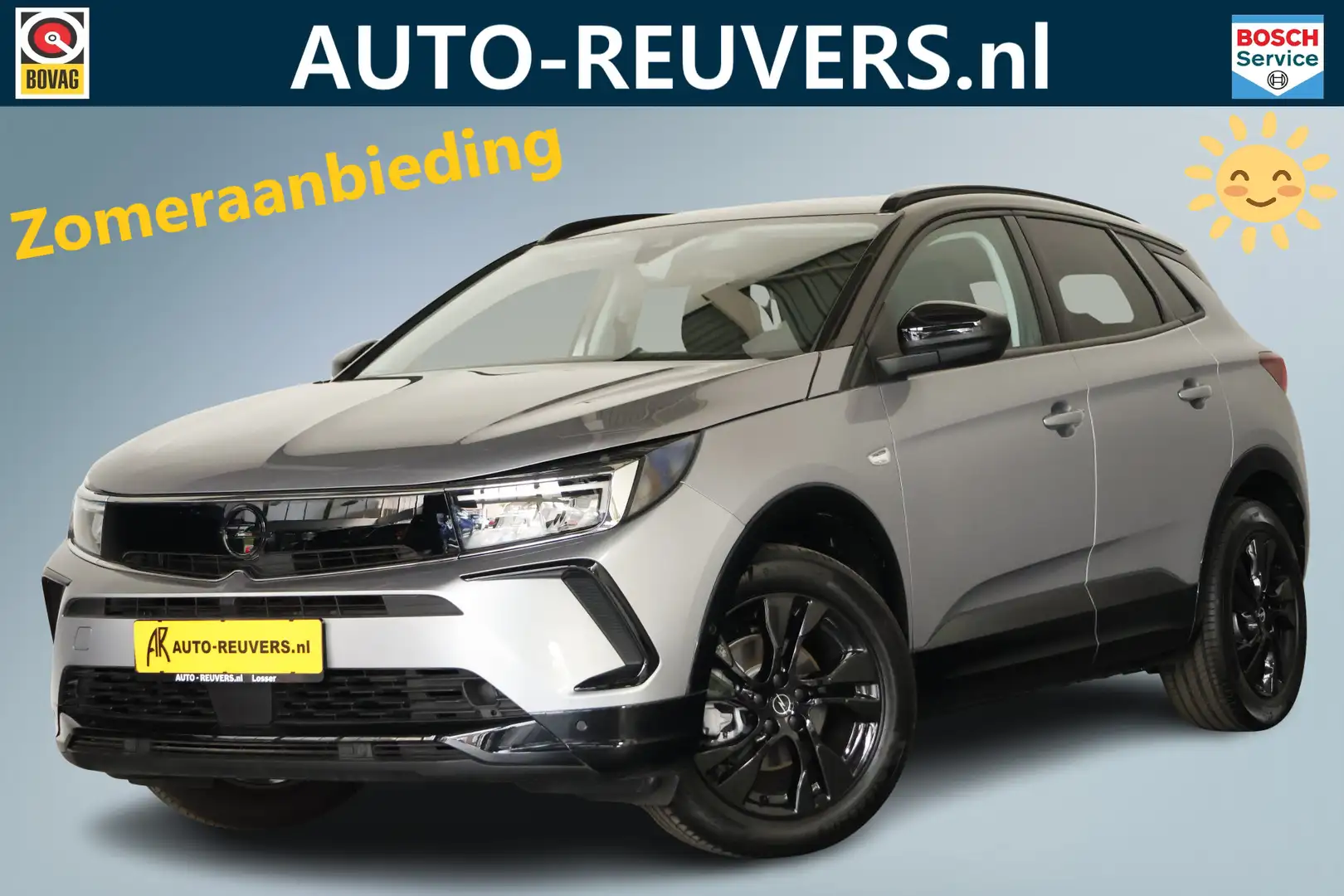 Opel Grandland 1.2 Turbo GS / LED / Navi / CarPlay / DAB Zilver - 1