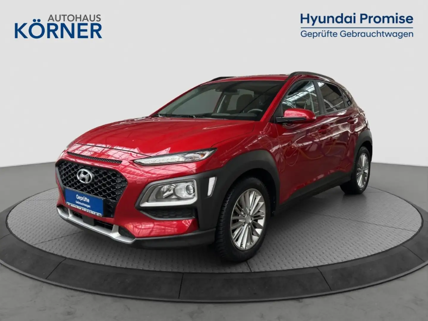 Hyundai KONA TREND 1.6 T-GDi *NAVI*CAM*CARPLAY*SITZHZG* Piros - 2