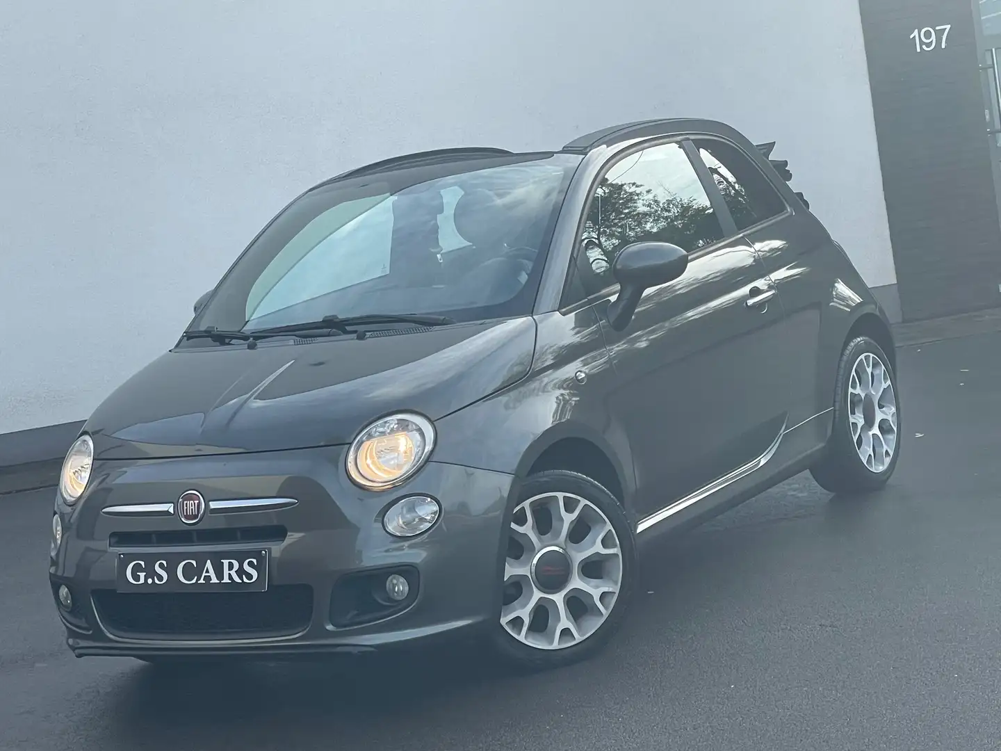 Fiat 500 500 S 1.2i cabriolet // garantie 12 mois // Gris - 1