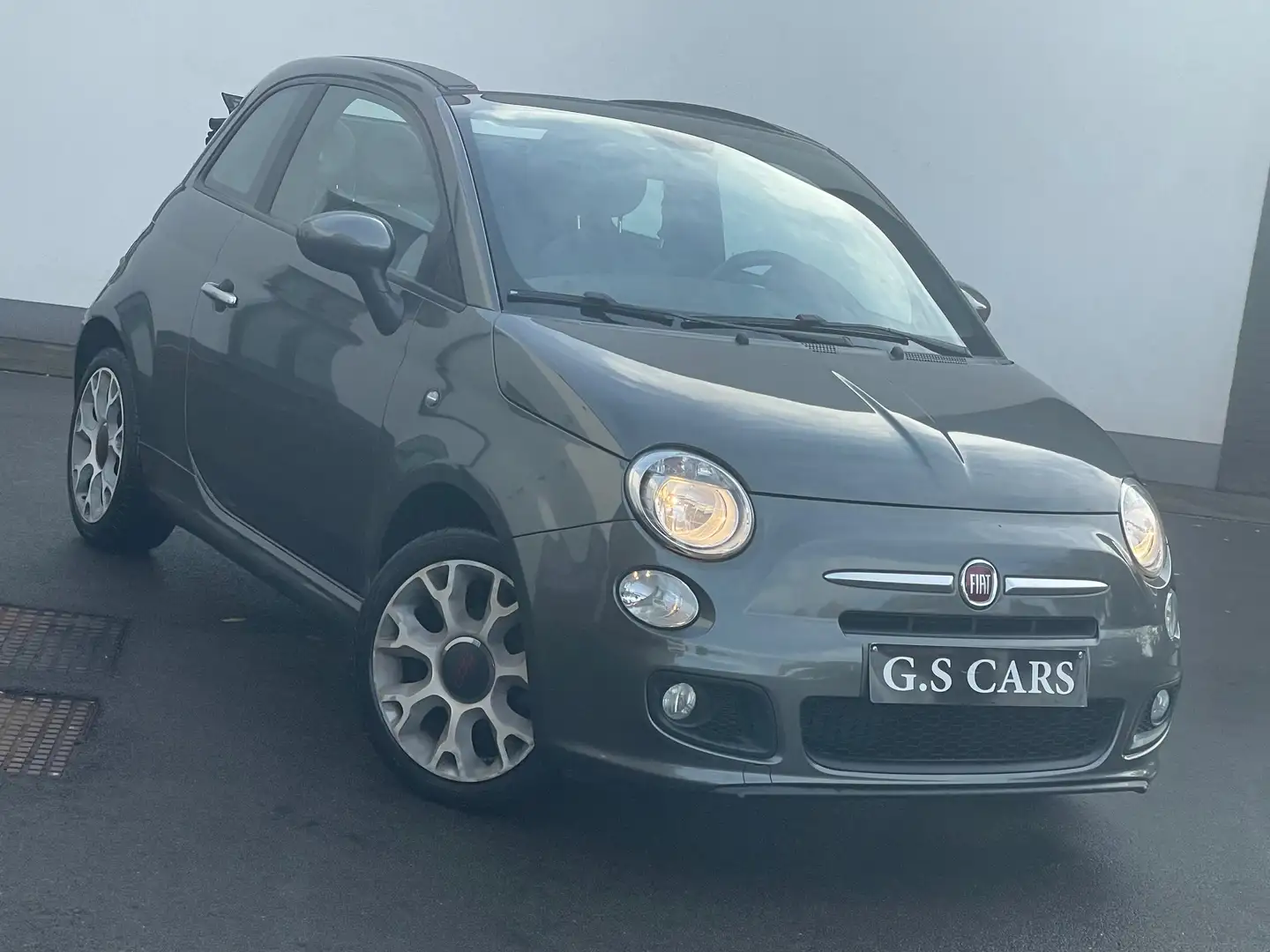 Fiat 500 500 S 1.2i cabriolet // garantie 12 mois // Gris - 2