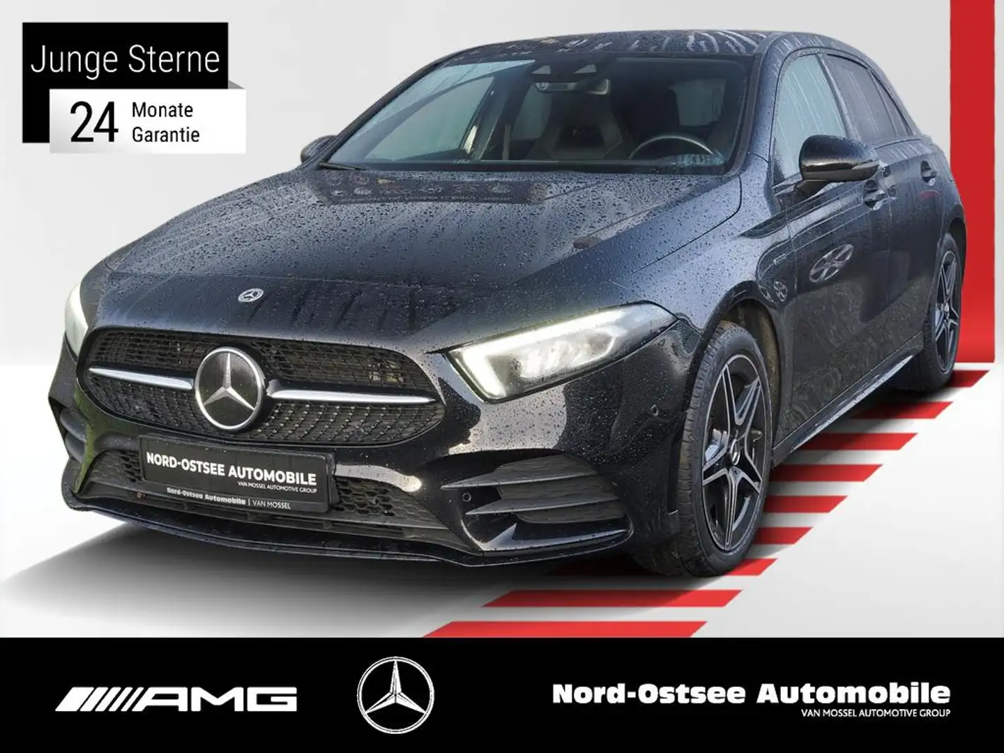 Mercedes-Benz A 250 e AMG EDITION 2020 NIGHT PARKPAKET DISTRO Noir - 1