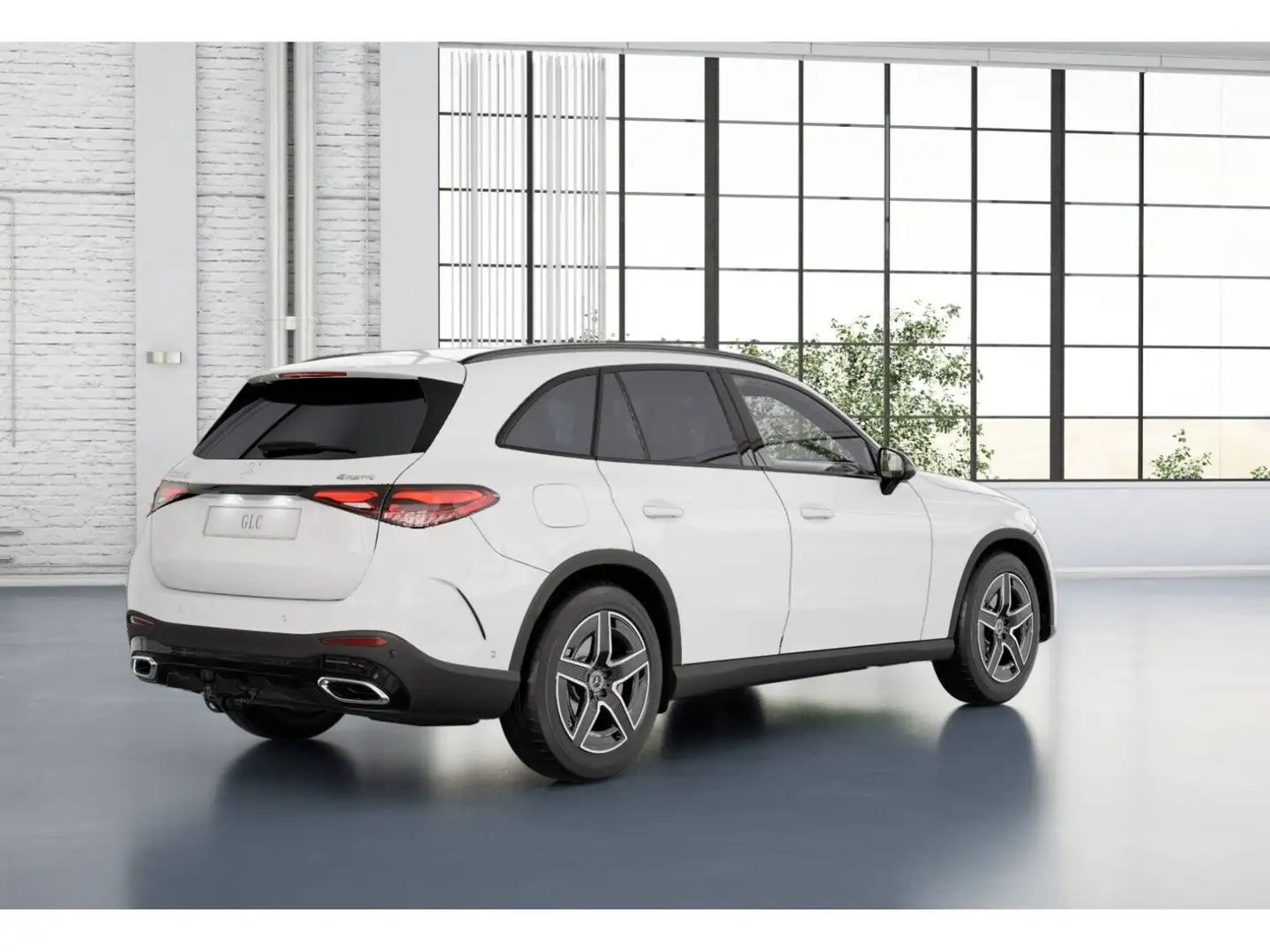 Mercedes-Benz GLC 300 d 4M AMG+MBUX+DISTRONIC+NIGHT+KAMERA+AHK Weiß - 2