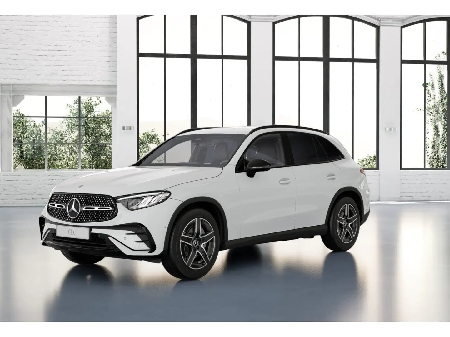 Mercedes-Benz GLC 300 d 4M AMG+MBUX+DISTRONIC+NIGHT+KAMERA+AHK Weiß - 1
