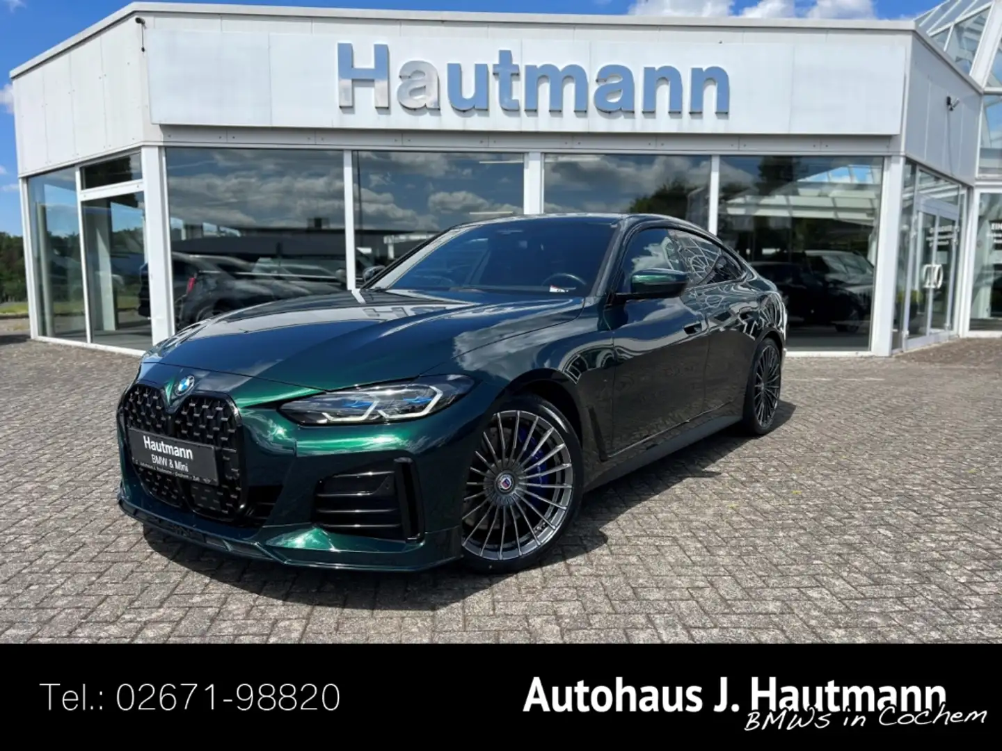 Alpina D4 S Gran Coupe Allrad +LASER+HUP+STH+20ZOLL+ Vert - 1