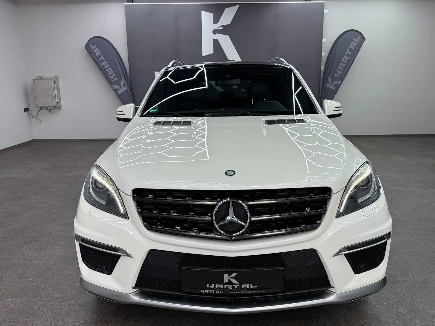 Mercedes-Benz ML 63 AMG NAVI *Pano.*ACC*Massage*Scheckheft*Herbst-Sale* Blanc - 2