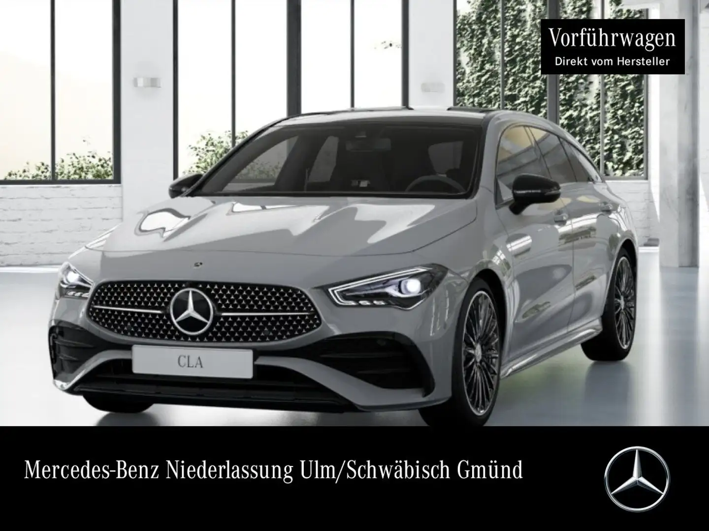 Mercedes-Benz CLA 180 AMG+NIGHT+PANO+AHK+LED+KAMERA+TOTW+7G Grijs - 1