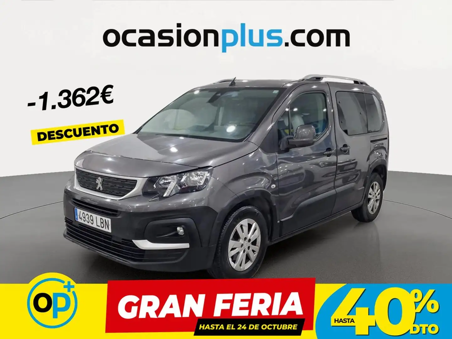 Peugeot Rifter 1.5BlueHDi S&S Standard Active 130 Gris - 1