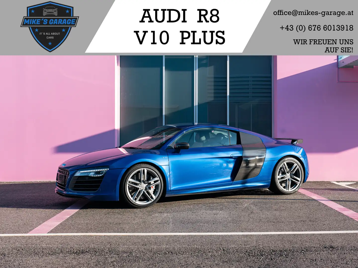 Audi R8 Coupé in Blau gebraucht in Korneuburg für € 119 888,-
