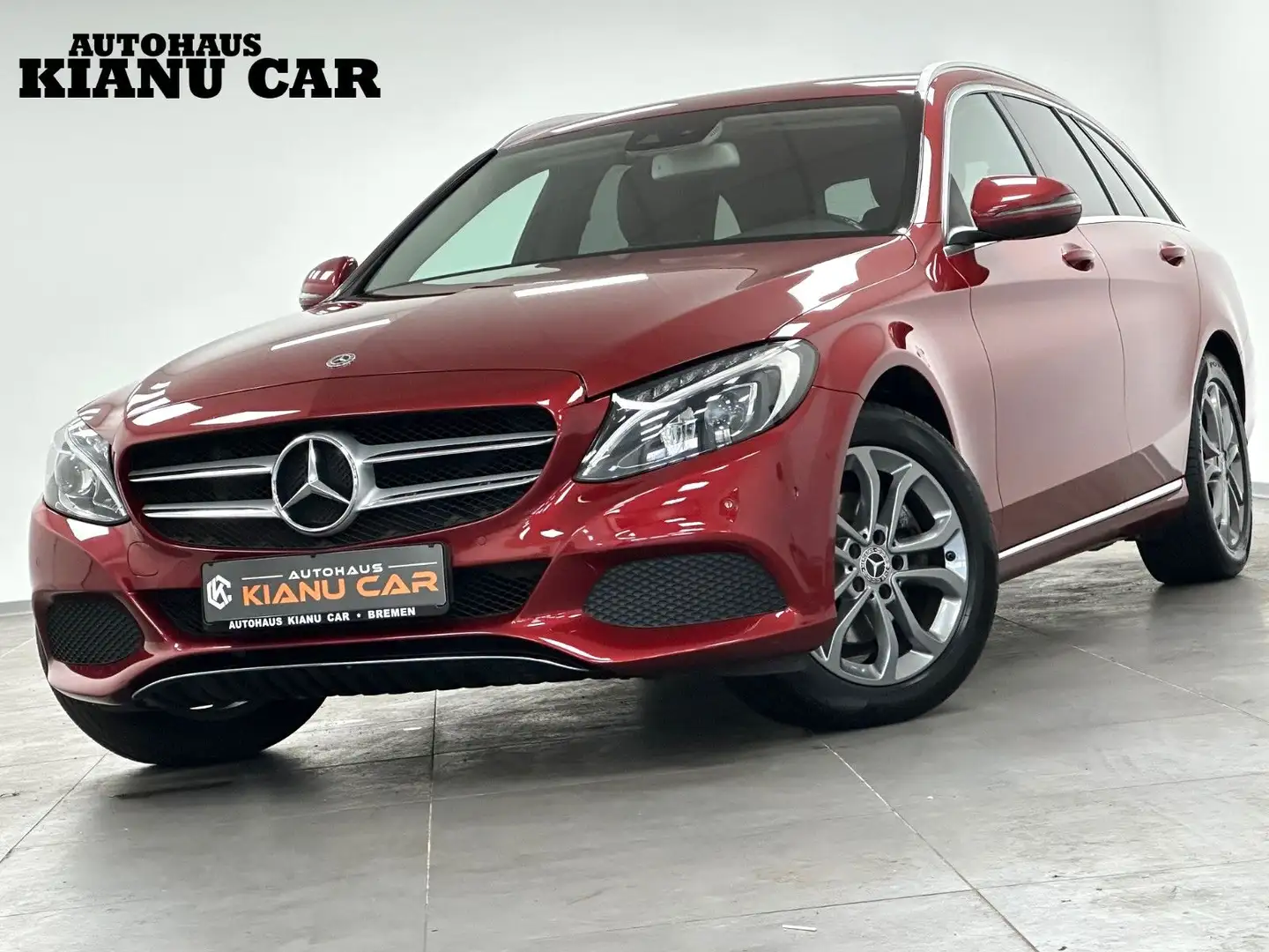 Mercedes-Benz C 220 AVANTGARDE.NAVI.AHK.PDC.SHZ.TEMP.EUR6 Rot - 1