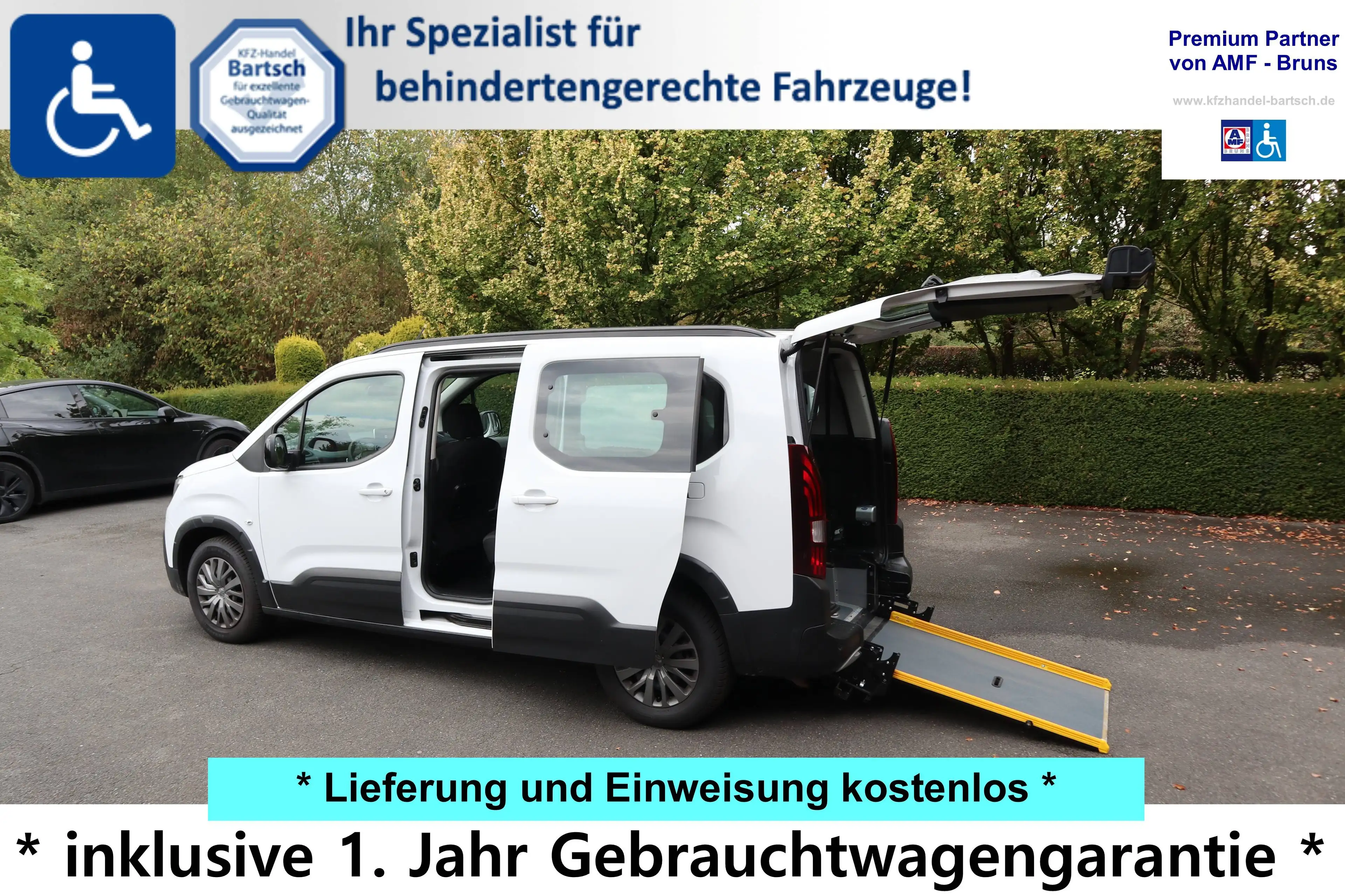 Peugeot Rifter Allure  L2 Automatik*rollstuhlgerecht*Wenderampe*Garantie*