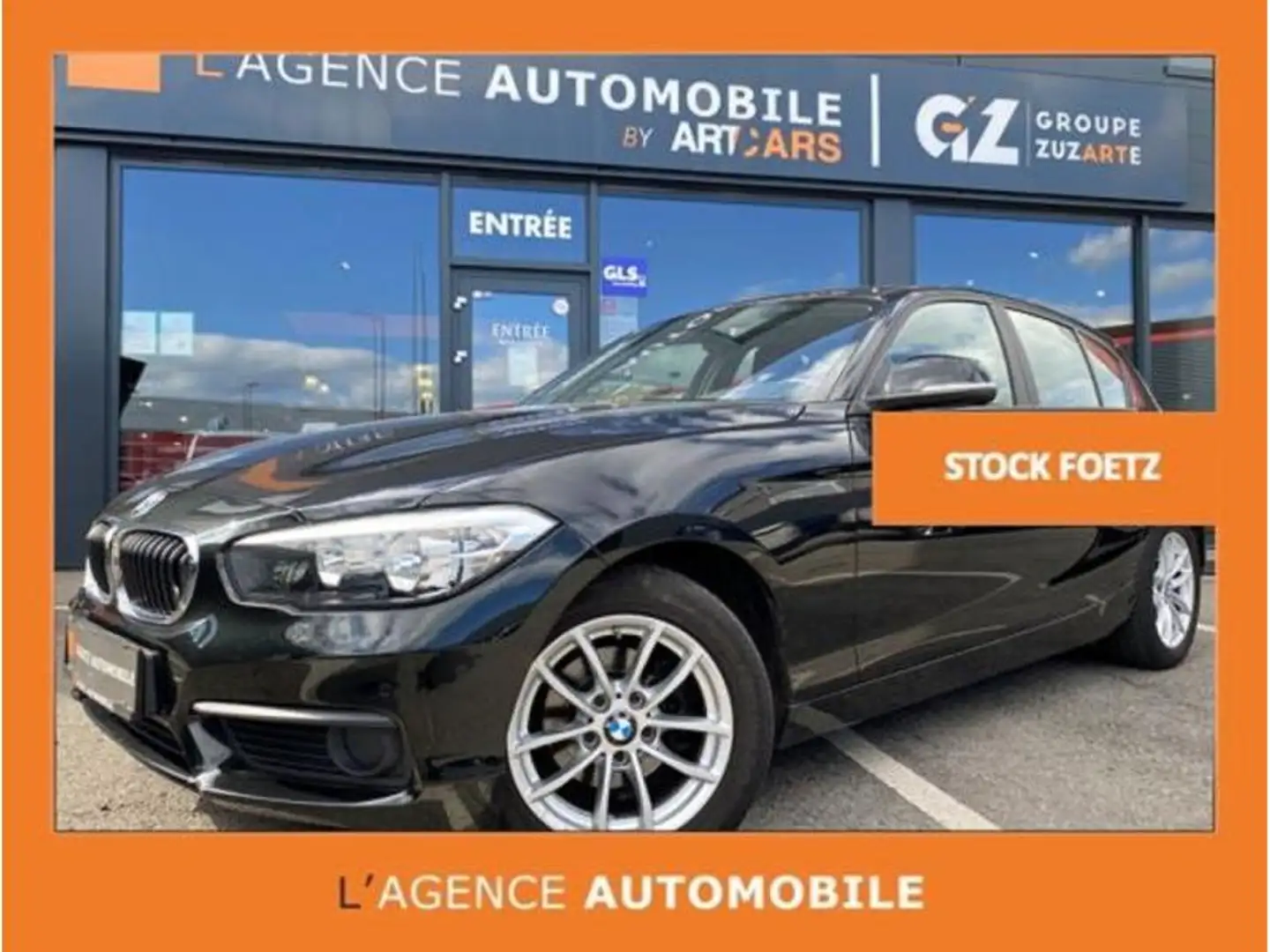 BMW 118 i HATCH Zwart - 1