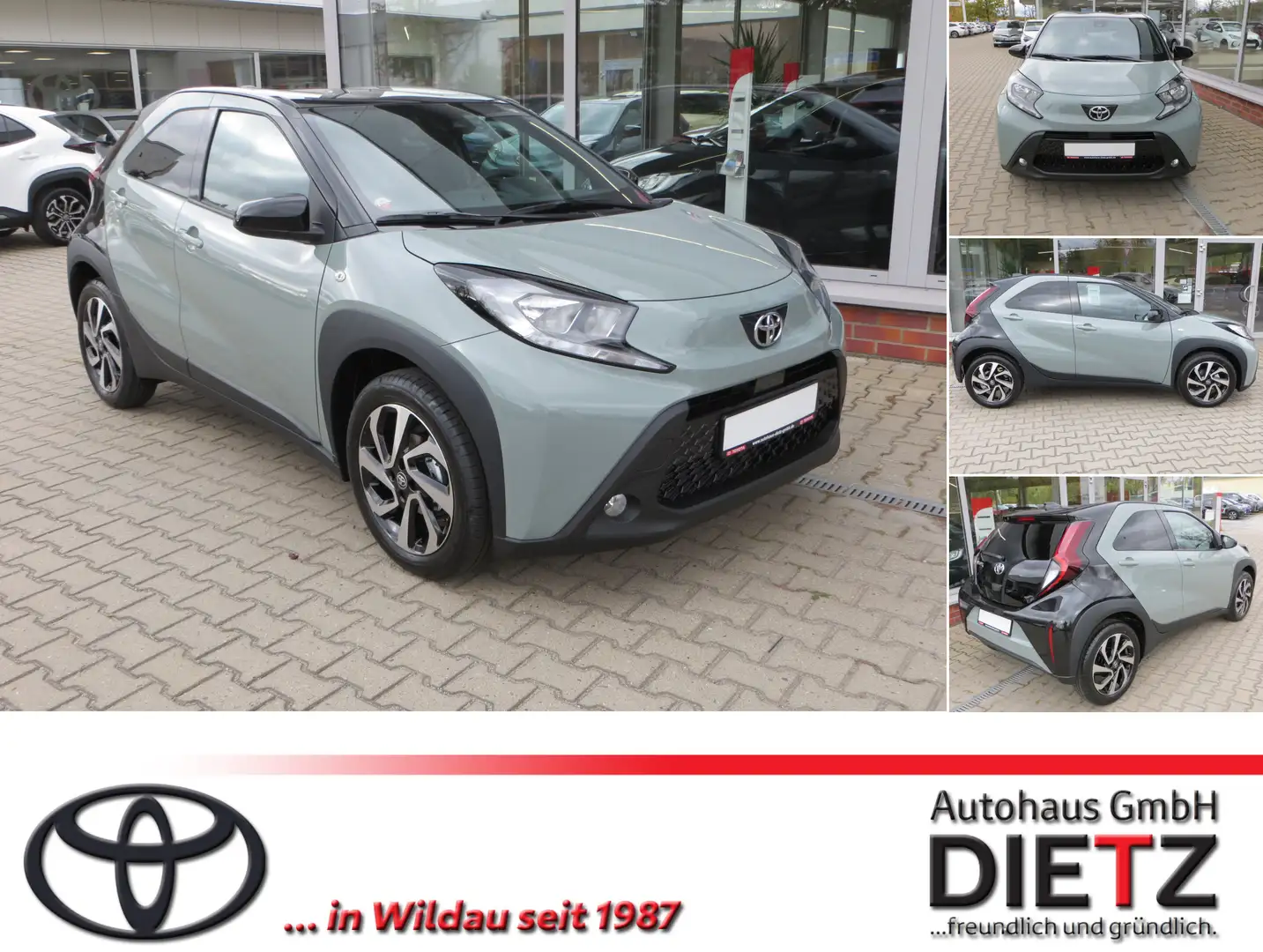 Toyota Aygo X 1.0 VVT-i Team D Urban Khaki Grün - 1