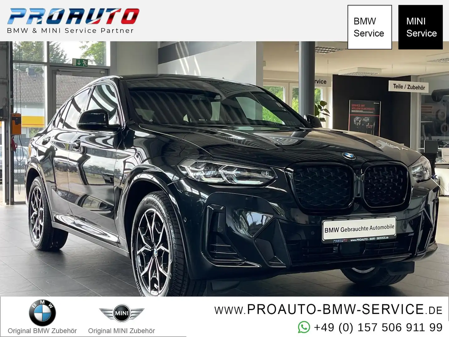 BMW X4 xDrive 20i M Sport AHK/A-LED/Pano/ACC Noir - 1