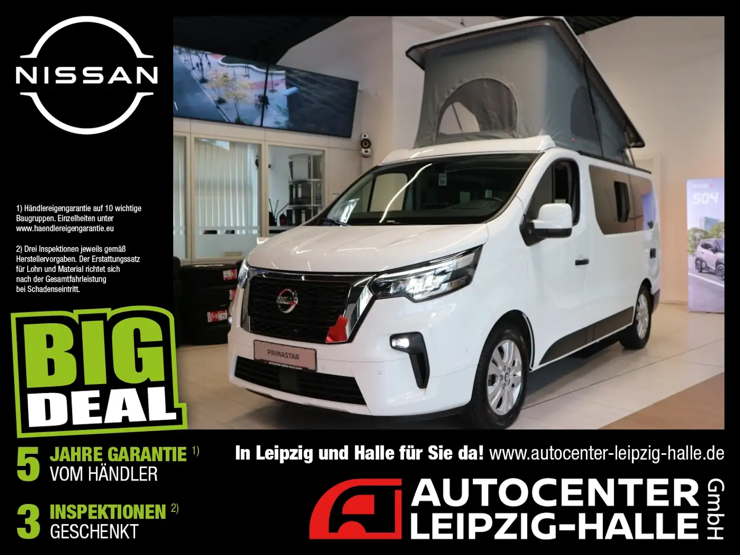 Nissan Primastar dCi170 DCT Seaside by Dethleffs Camper Білий - 1