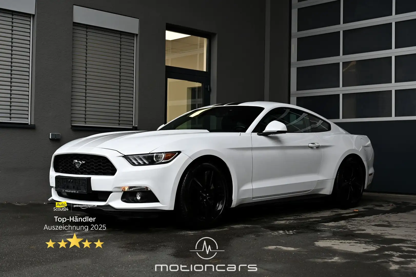 Ford Mustang 2.2 EcoBoost Basis EXP € 27.880,- Weiß - 1