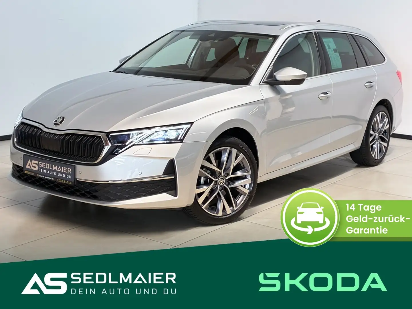 Skoda Octavia Combi 1,5 TSI mHEV Selection AHK|HuD|ACC Silber - 1
