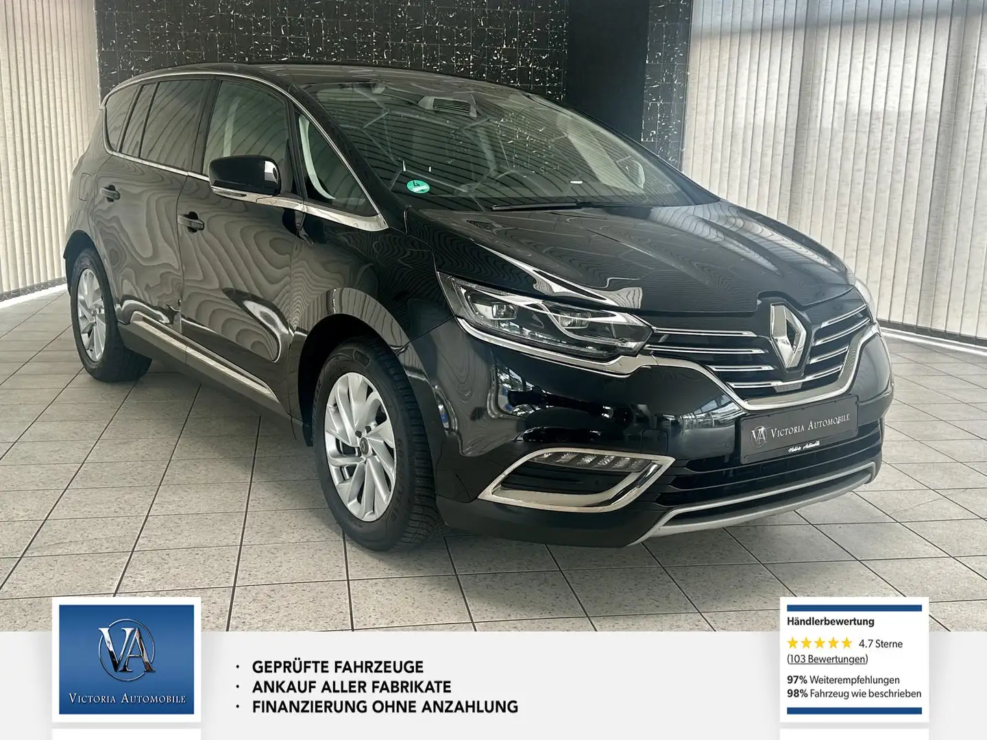 Renault Espace V 1 Hand* Unfallfrei* 7 Sitzer* Noir - 1