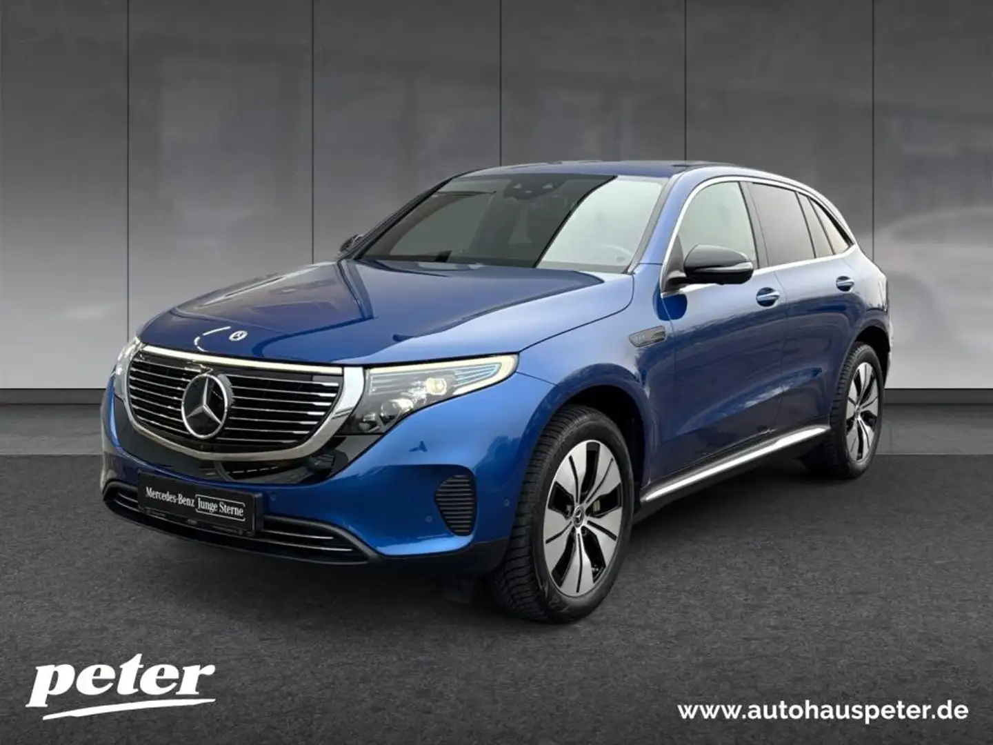 Mercedes-Benz EQC 400 4M /Multibeam/360°Kamera/Distronic/AHK/ Bleu - 1