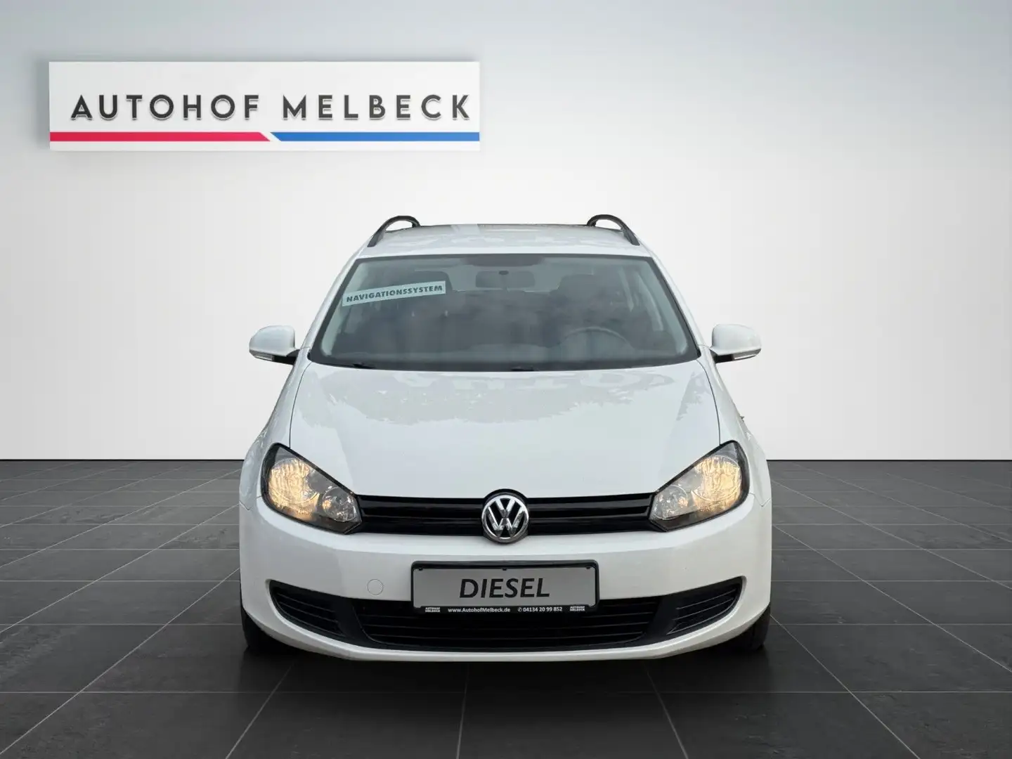 Volkswagen Golf VI Variant Trendline*2.HAND*NAVI*KLIMA*AHK* Weiß - 2