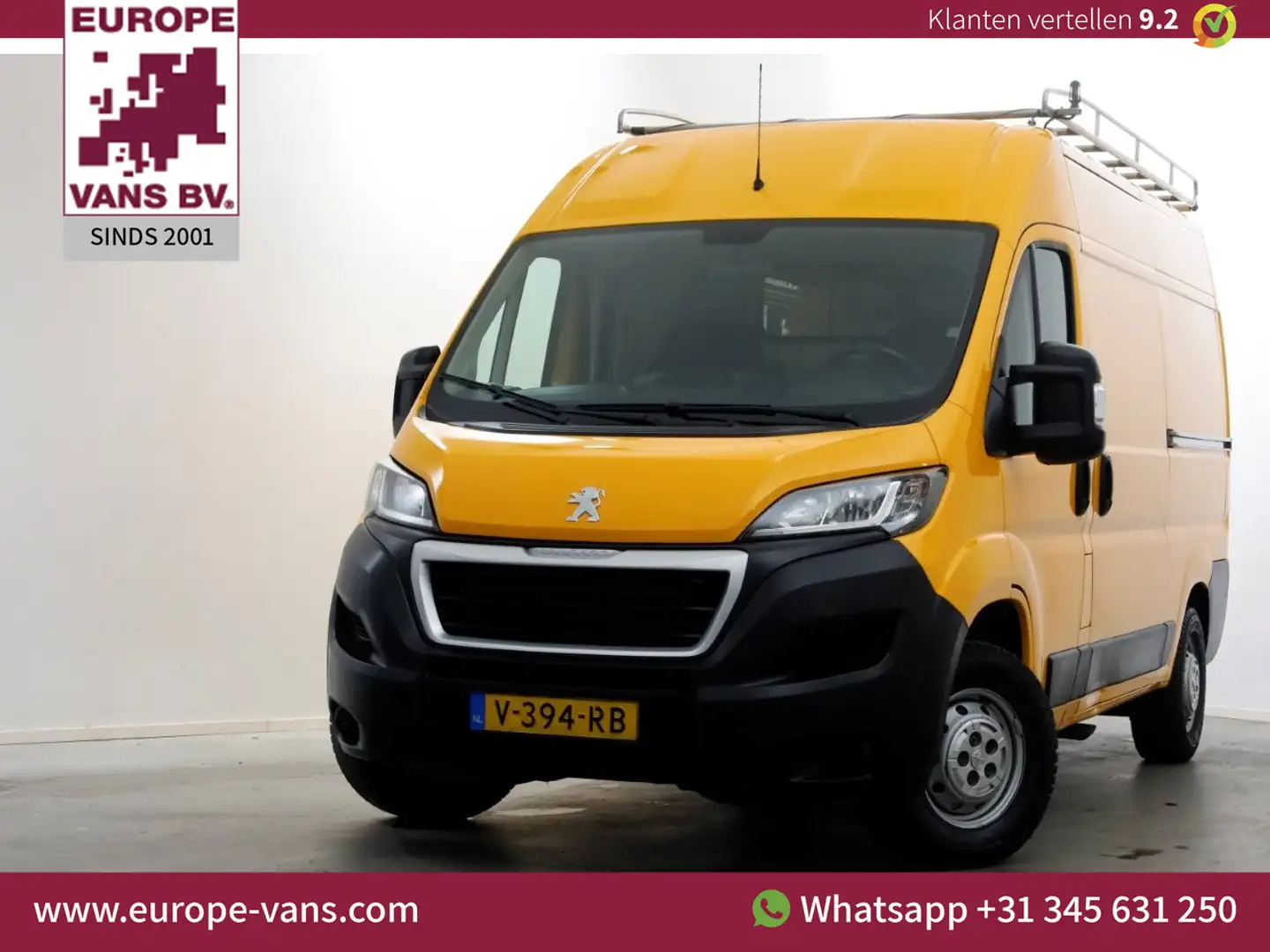 Peugeot Boxer 335 2.0 BlueHDI 130pk E6 L2H2 Premium Airco/Navi/2 Gelb - 1