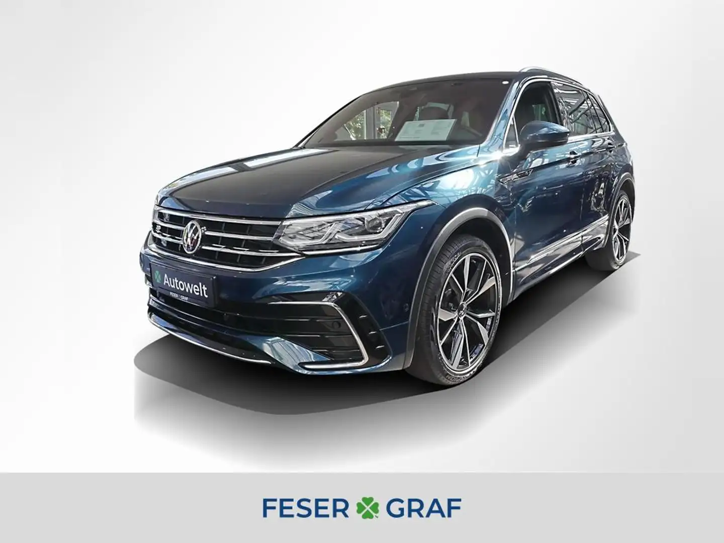 Volkswagen Tiguan 2.0 TSI DSG 4M R LINE PANO MATRIX NAVI Blau - 1